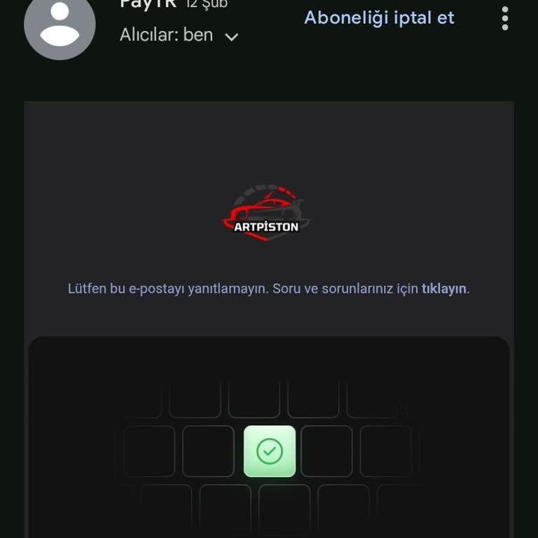Artpiston Bir Yıl Geçmesine Rağmen Siparişim Teslim Edilmedi Ve İletişim Kuramıyorum
