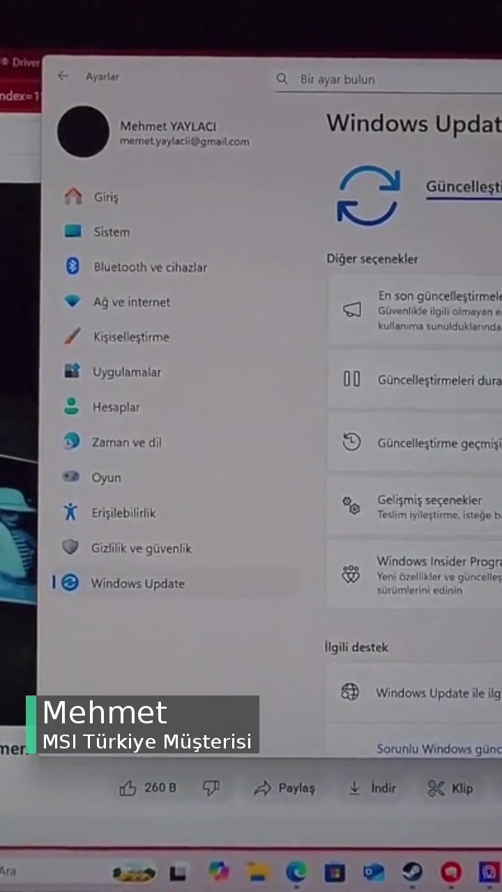 MSI Bilgisayar Sesteki Drrr Sorunu videonun kapak resmi