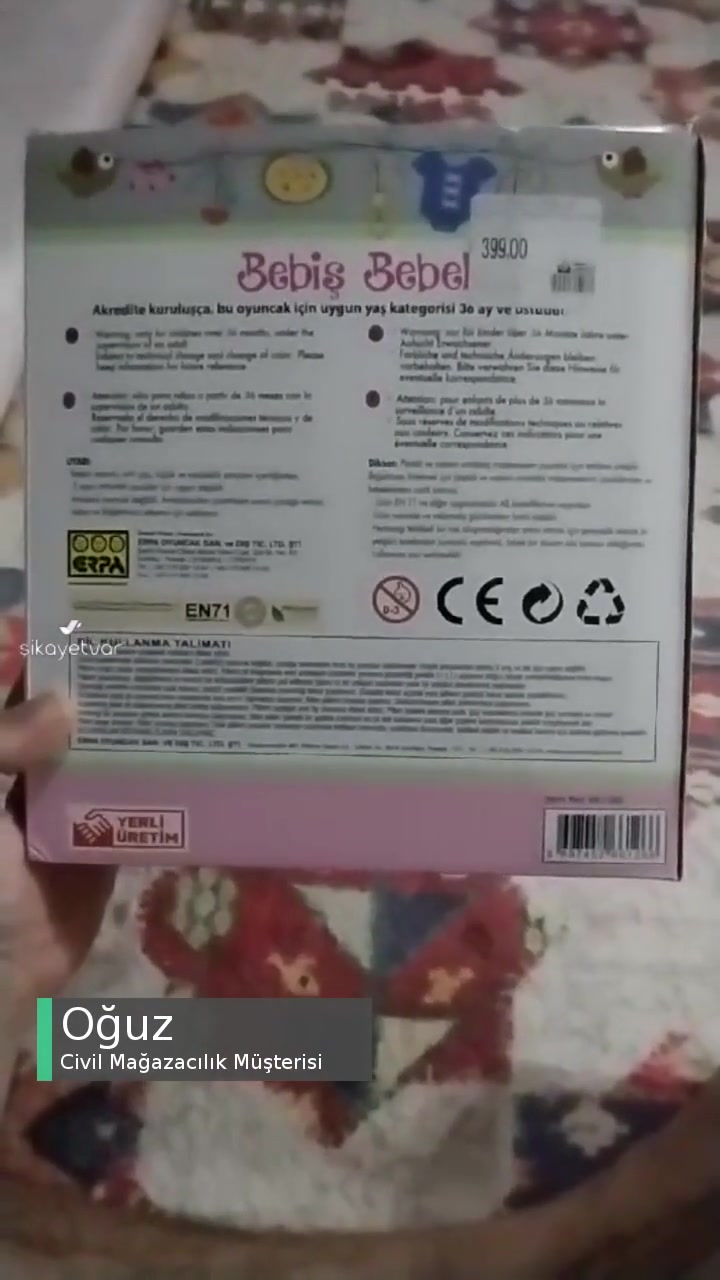 Civil Mağazacılık Etiket Farklı Kasada Fazla Ücret Aldılar, Sonradan Farkına Vardık videonun kapak resmi