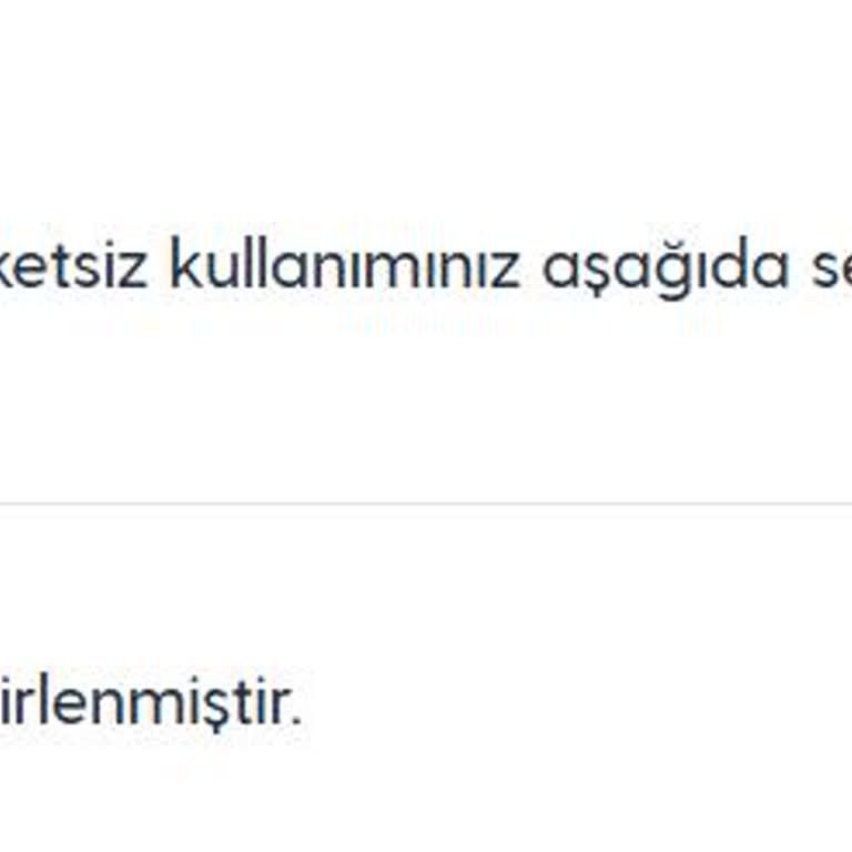 Çocuk Hattı İçin Yurt Dışı Kullanımından Kaynaklanan Beklenmedik Ücretlendirme Ve Çözüm Eksikliği