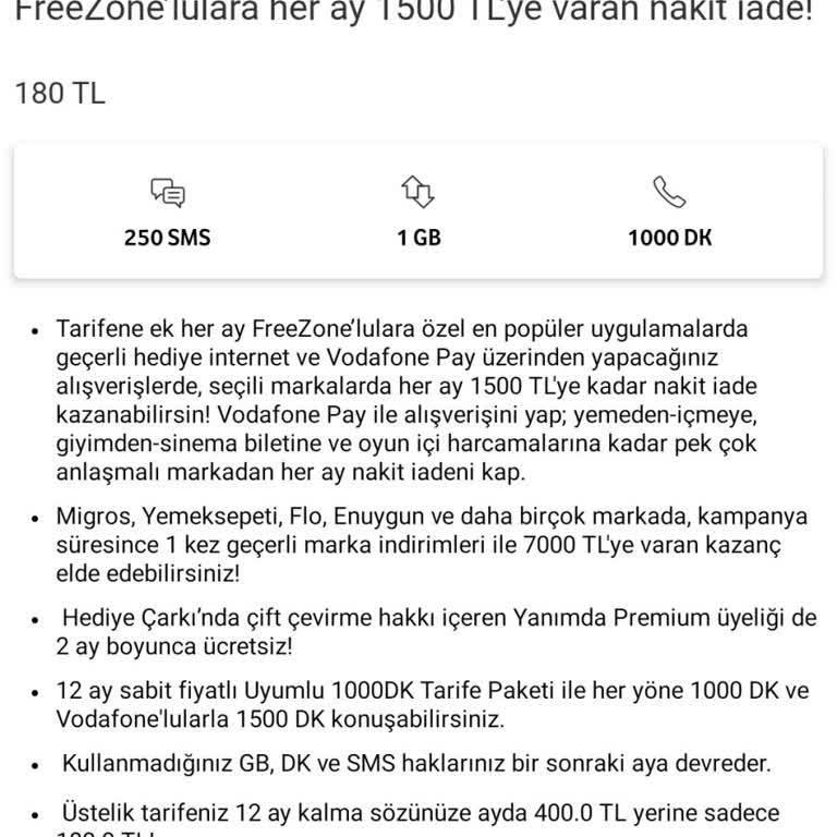 Vodafone Yanımda Uygulamasında Gerçekçi Olmayan Ve Yetersiz Tarifelerin Ana Ekranda Yer Alması Kullanıcıları Rahatsız Ediyor