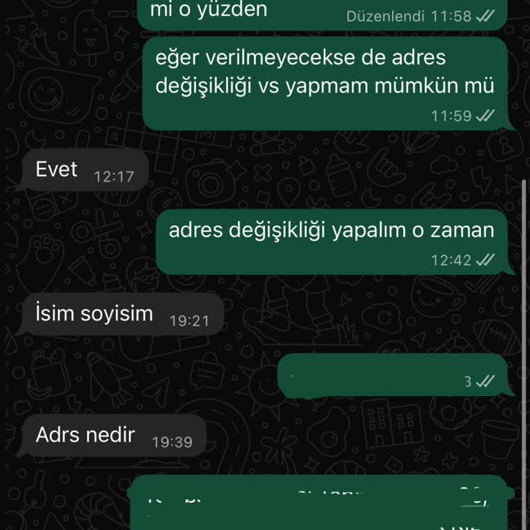 Siparişim Teslim Edilmedi, Adres Değişikliği Yapılmadı!