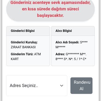 Ziraat Bankası Kart Teslimatında Yaşanan Gecikme Ve Kuryenet Sorunu