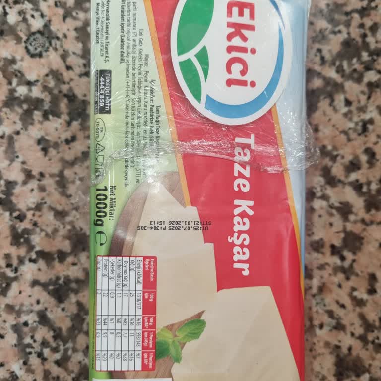 Ekici Kaşar Peynirde Yoğun Kimyasal Tat Ve Koku Şoku