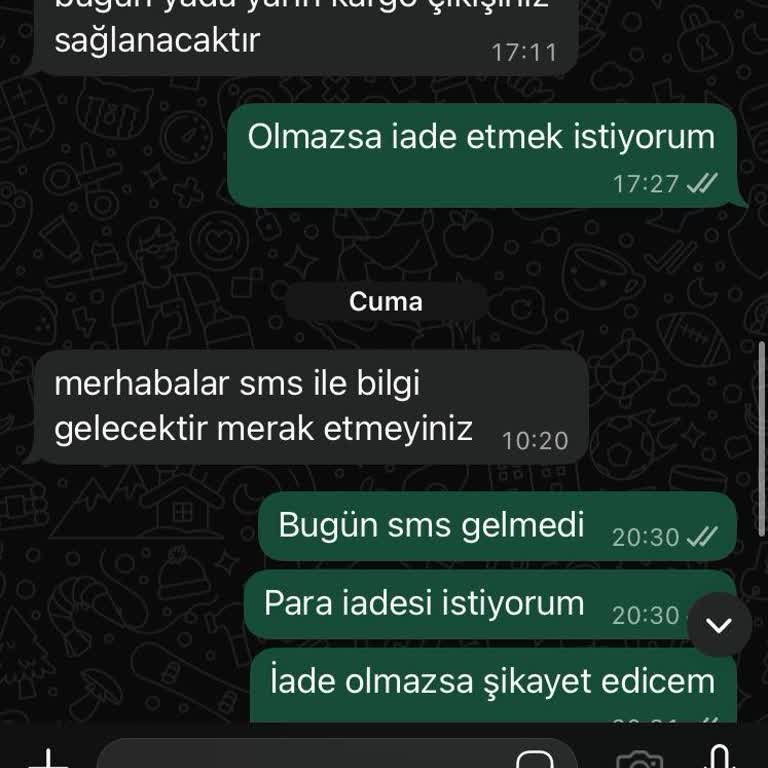 Siparişim 10 Gündür Gelmedi, Ücretim İade Edilmiyor