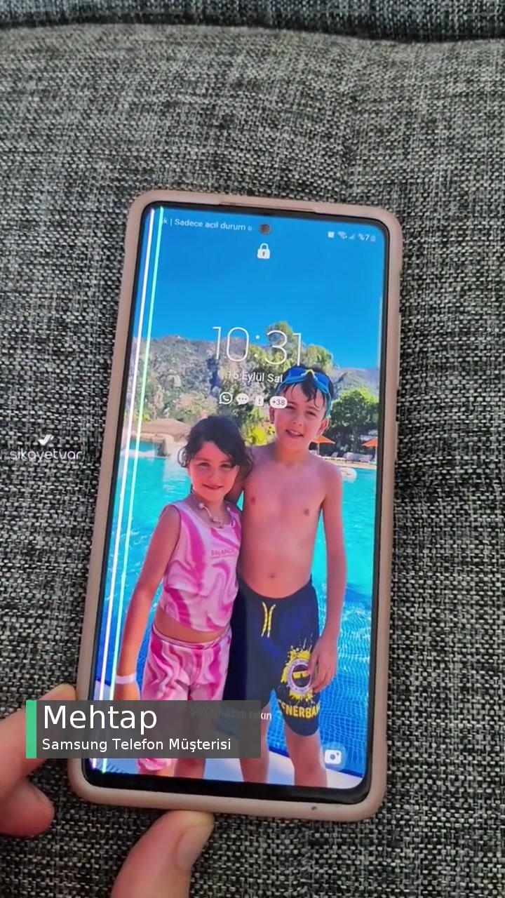 Samsung Telefonda Ekran Çatlaklığı! videonun kapak resmi