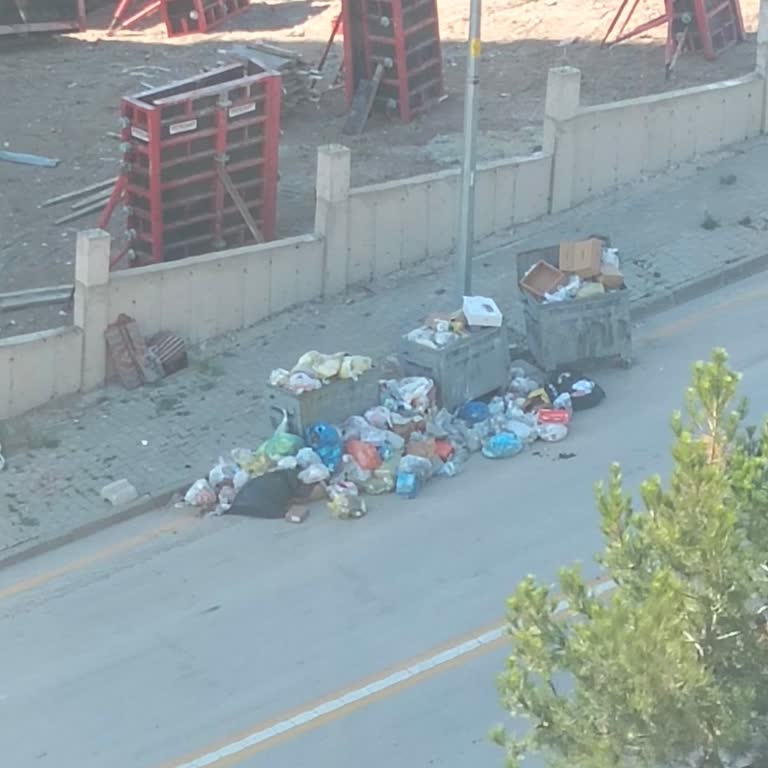 Yapracık Mahallesi'nde Bir Haftadır Toplanmayan Çöpler Kötü Koku Ve Hijyen Sorunu Yaratıyor
