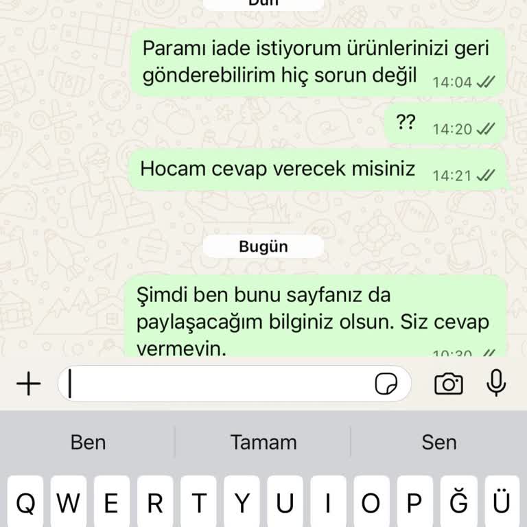 Bozuk Ürün Sonrası Firma İletişimsiz Kaldı