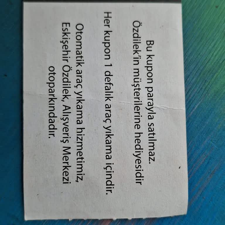 Son Kullanma Tarihi Olmayan Yıkama Fişleri Geçersiz Sayıldı Mağduriyet Yaşıyorum