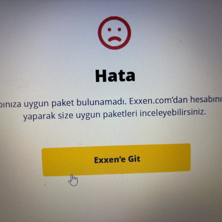 Exxen Üyeliğimi İptal Edemiyorum Sürekli Hata Alıyorum