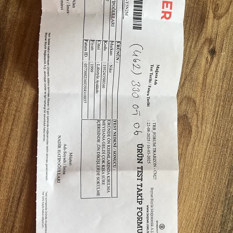 Kısa Sürede Deforme Olan Nike Ayakkabı İçin Değişim Talebim Reddedildi