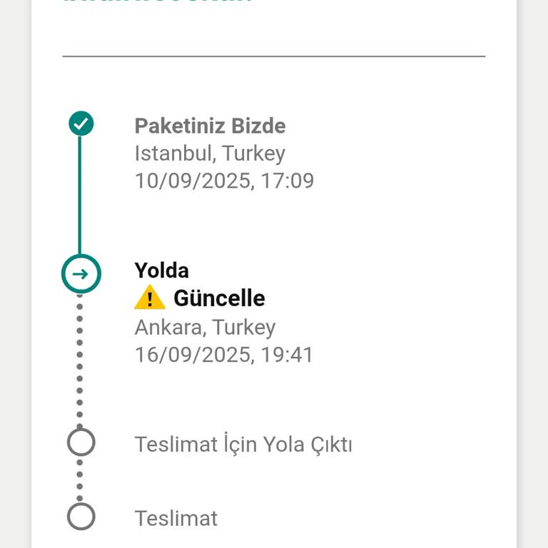 UPS Türkiye Kargo Teslimatında Gecikme Ve Yetersiz Müşteri Hizmeti