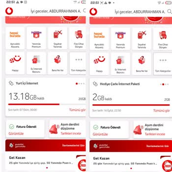 Hediye İnternetim Varken Ana Paketimden Kullanım Sorunu Yaşıyorum
