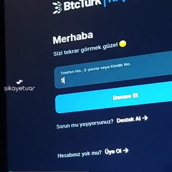 BTCTURK Giriş Yapamıyorum!