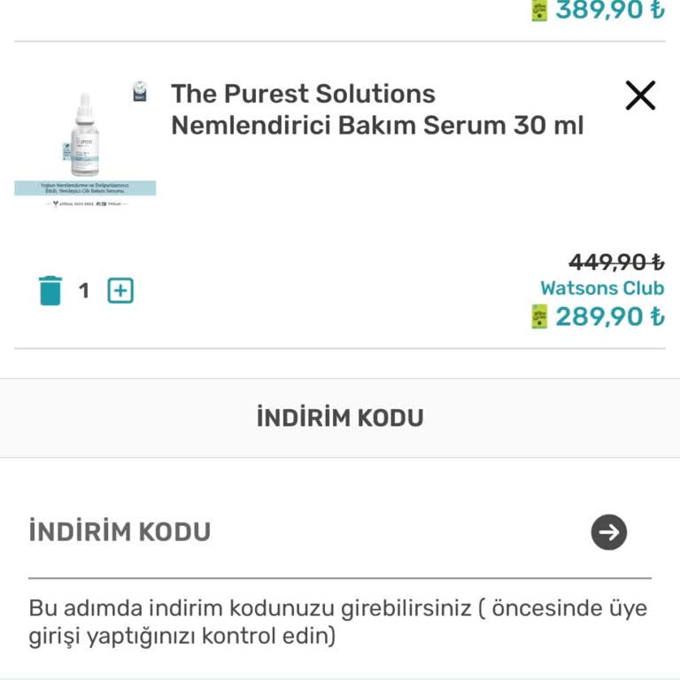Watsons Online Mağazada Fiyat Uyumsuzluğu Ve Mağduriyet Talebi