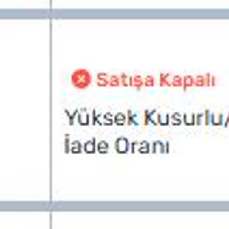Kargo Zararı Sonrası Trendyol Ürünümü Haksız Yere Kapattı Mağduriyetim Giderilmiyor