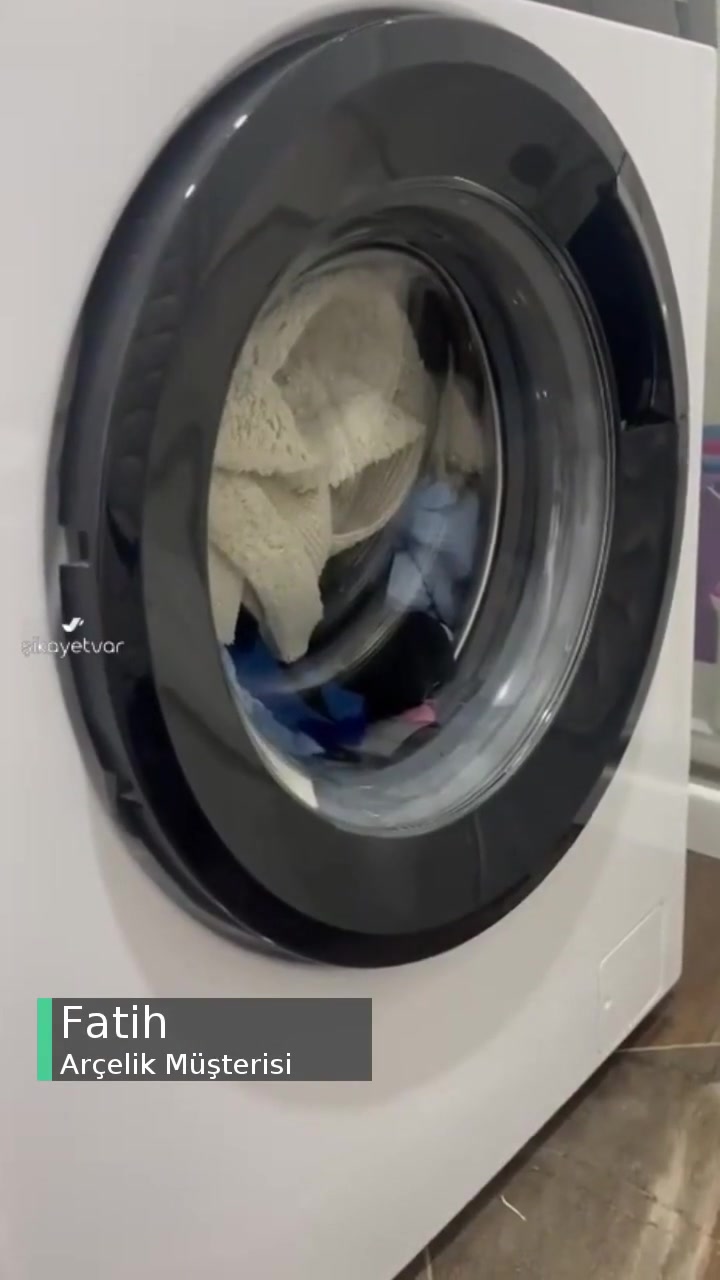 Arçelik Çamaşır Makinesi Kapaktan Su Kaçırıyor! videonun kapak resmi