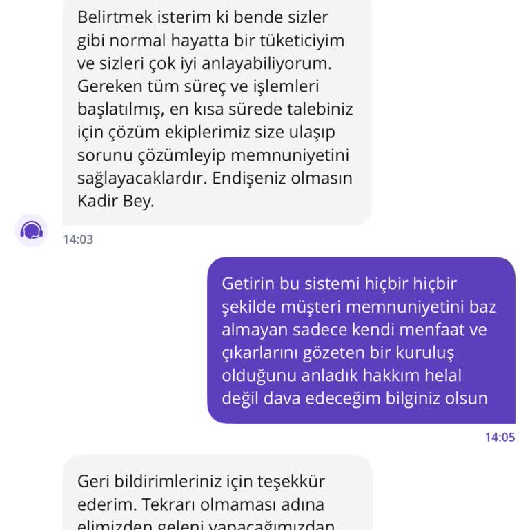 Teslim Edilmeyen Sipariş Ve Yetersiz Canlı Destek Deneyimi