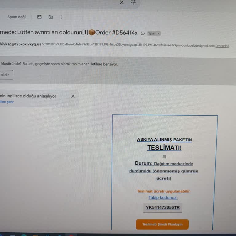 Gmail Hesabıma Sürekli Gelen Spam E-postalar Rahatsız Ediyor