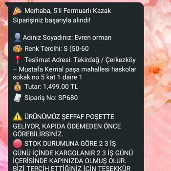 Siparişimde Yanlış Beden Gönderildi, İletişim Kurulamıyor