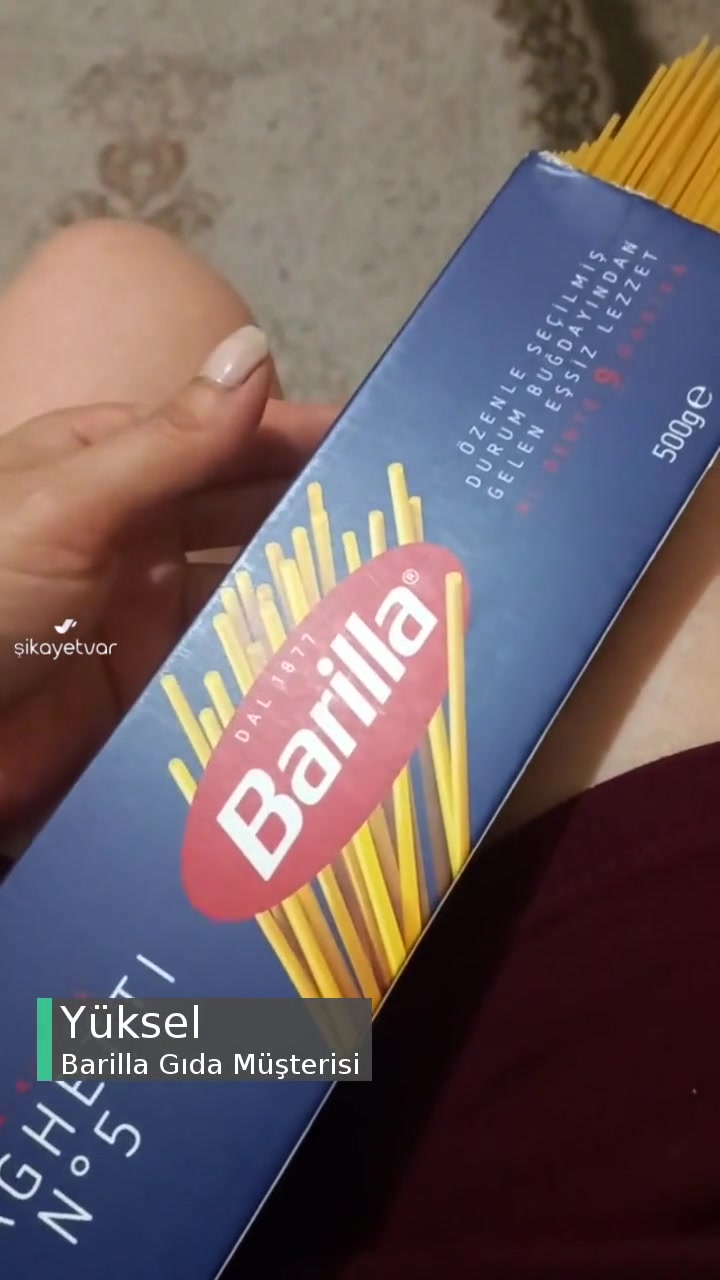 Barilla Gıda Ambalajın Üstündeki Makarna Fotoğrafıyla Alakası Olmayan Makarna! videonun kapak resmi