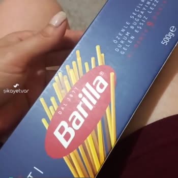 Barilla Gıda Ambalajın Üstündeki Makarna Fotoğrafıyla Alakası Olmayan Makarna!