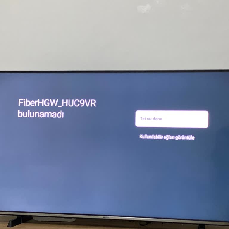 Vestel Smart TV'nin İnternete Bağlanmama Sorunu Ve Yetersiz Müşteri Hizmetleri