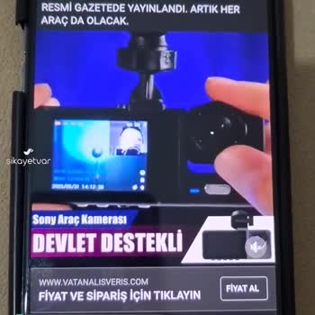 Vatan Bilgisayar Sony Araç Kamerası Farklı Geldi!