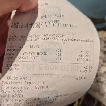 Aldığım Dardanel Sushi Maki Bozuk Çıktı, Mağduriyetimin Giderilmesini İstiyorum