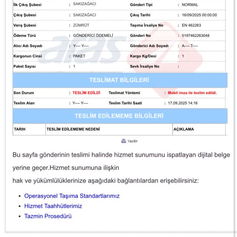 Teslim Edildi Denilen Kargom Elime Ulaşmadı Aras Kargo Mağduriyeti