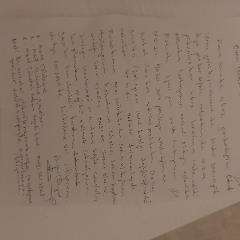 Teknik Servis Sorunu: Robot Süpürgemin Tamiri Ve Kaybolan Batarya