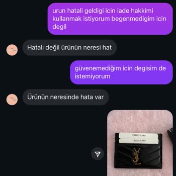 Görseldeki Ürünle Uyuşmayan Kartlık Ve İade Sorunu