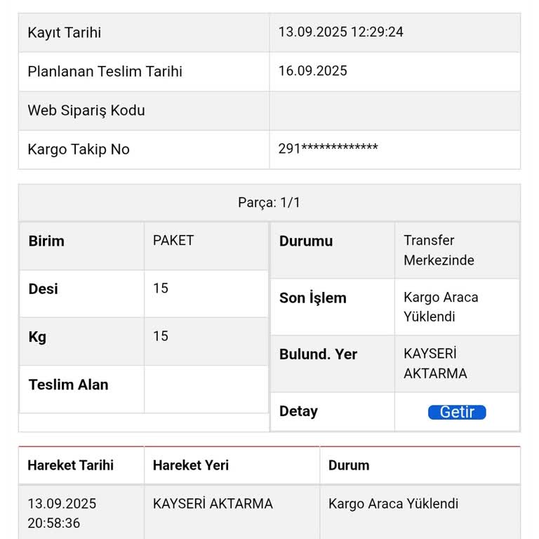 Kargom Kayseri'de Haftalardır Bekliyor, Teslim Edilmiyor!