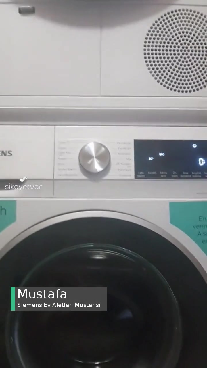 Siemens Çamaşır Makinesi Kazanı Aşırı Ses Yapıyor videonun kapak resmi