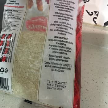 Damla Bakliyat Osmancık Pirincin İçerisinde Kurtlar