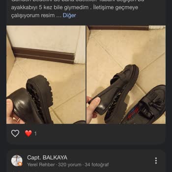 Ayakkabılarım Orijinalliğini Kaybetti, İletişim Sağlanmadı Ve Mağdur Edildim