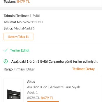 Teslim Edilmeyen Ürün Ve Cevapsız Müşteri Hizmetleri Deneyimi