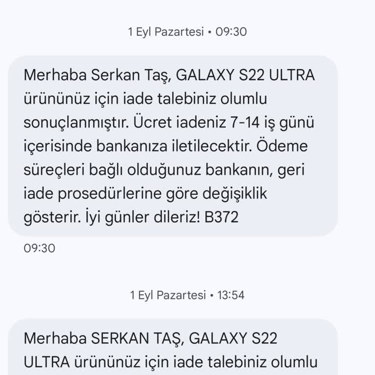 İade Edilen Telefonların Geri Ödemesi Zamanında Yapılmadı