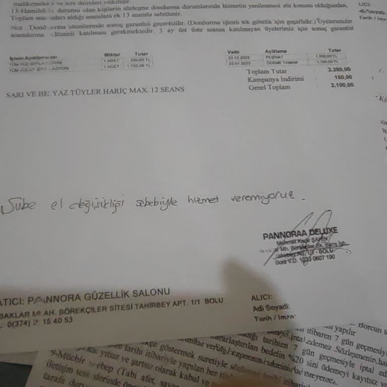 Devredilen Şubede Seanslarımız İptal Edildi, Ücret İadesi Yapılmıyor