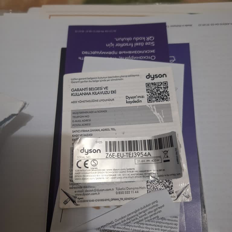 Garanti Kapsamındaki Dyson Süpürgeye Yüksek Batarya Ve Servis Ücreti Şoku