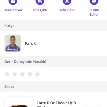 Getir'den Aldığım Ürünün İadesi 11 Gündür Yapılmadı