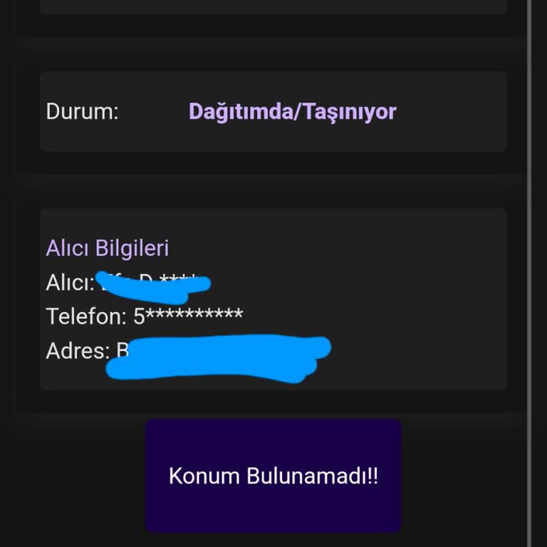 20 Gündür Teslim Edilmeyen Kargo Ve Ulaşılamayan Müşteri Hizmetleri
