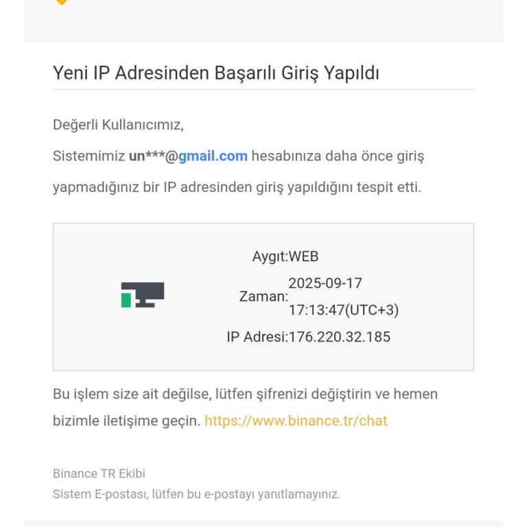 Binance TR Hesabına Erişim Sorunu Ve Mağduriyet