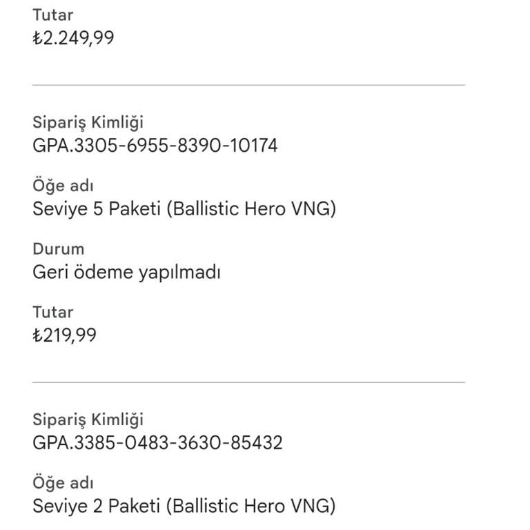 Hesabım Silindi, Yaptığım Harcamalar İade Edilmiyor