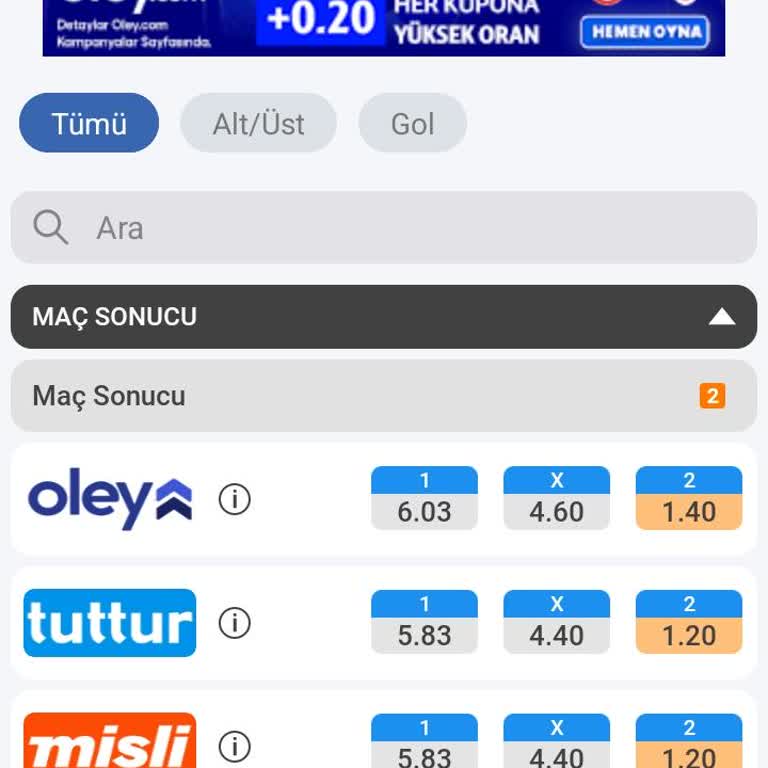 Canlı Bahis Maç Seçimleri Kullanıcıları Mağdur Ediyor