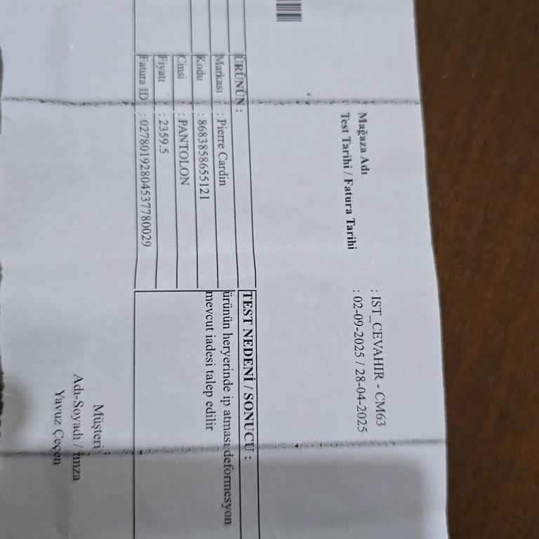 Pier Cardin Pantolonum Yıkamada İplik İplik Oldu İade Taleplerim Reddedildi