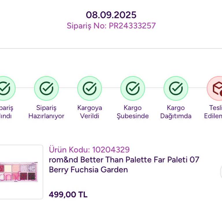 Teslim Edilemeyen Siparişim İçin Bilgi Alamıyorum