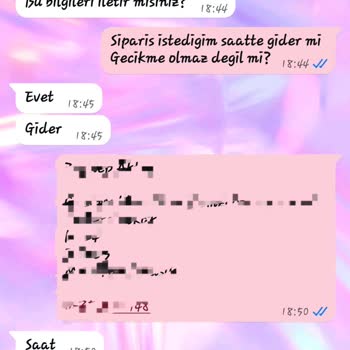 Sipariş Verdim Ürün Teslim Edilmedi Bilgilendirme Yapılmadı