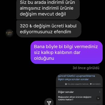 Değişim Ve İade Taleplerine Yanıt Verilmiyor, Ekstra Ücret Talep Ediliyor