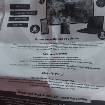 Garantili Tabletim Onarılmadan İade Edildi Ve Haksız Ücret Talep Edildi